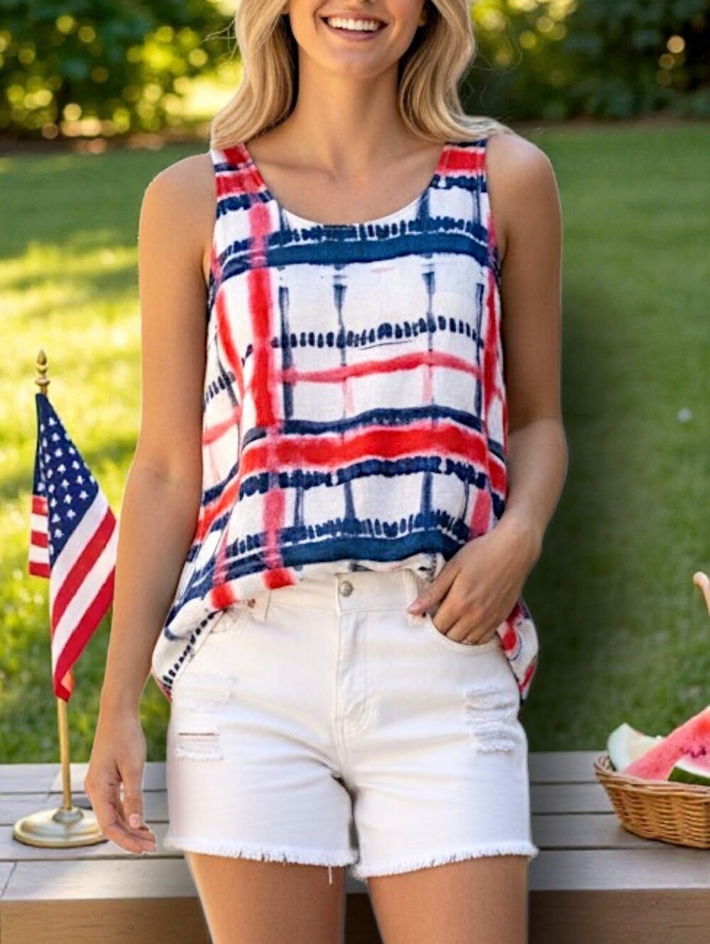 🇺🇲Sleeveless Summer Top by JACK